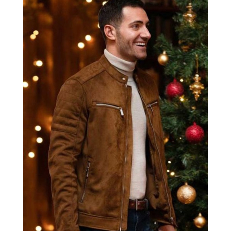 12 Dates of Christmas Garrett Marcantel Brown Jacket