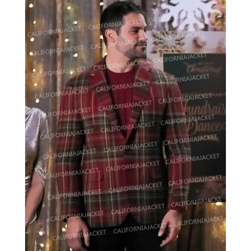 #Xmas 2022 Brant Daugherty Plaid Blazer | Max Plaid Blazer Coat