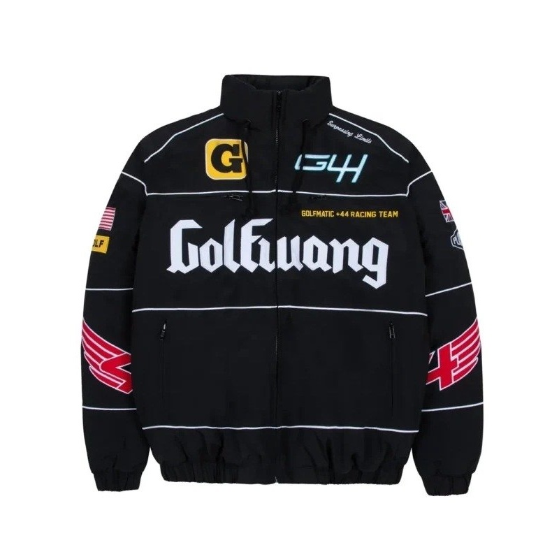 +44 x Golf Wang Black Jacket – Starlet Leathers – Free Shipping