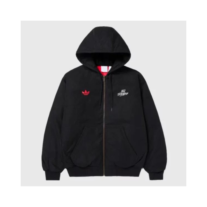 100 Thieves Black Hooded Jacket | New Arrivals