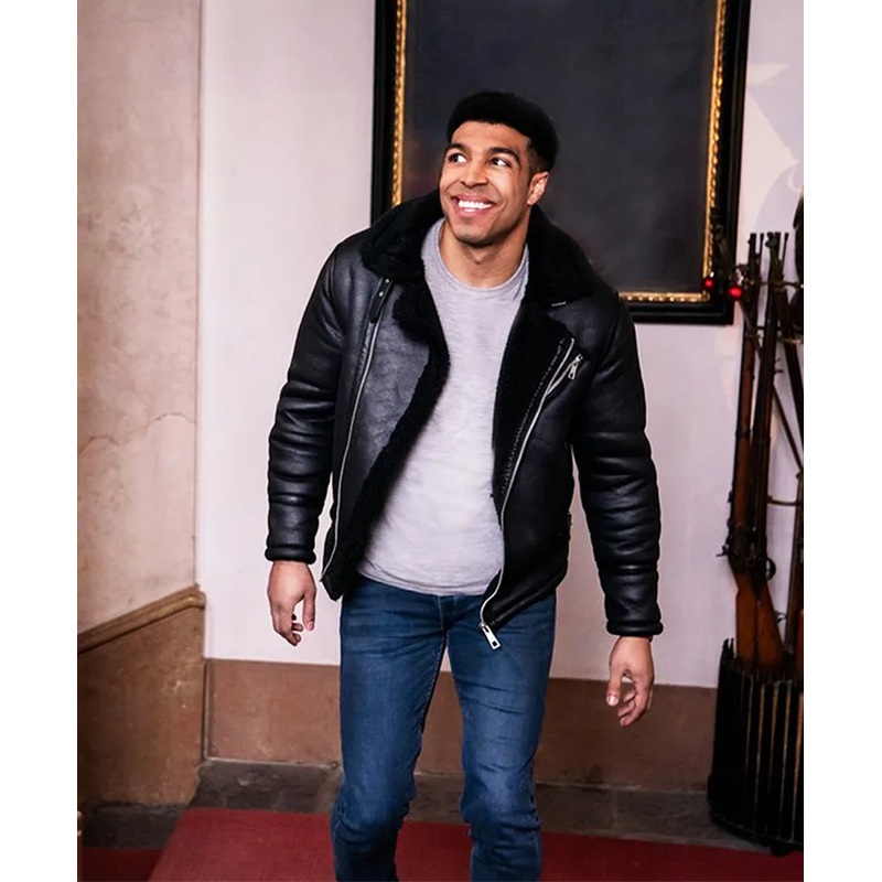 12 Dates of Christmas Chad Savage Leather Jacket