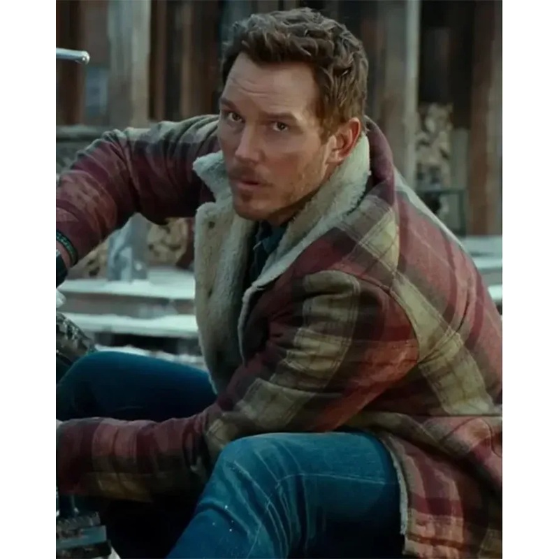 Owen Grady Jurassic World Dominion Shearling Jacket