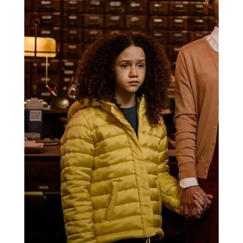 Emily Gunpowder Milkshake Puffer Jacket with Hood