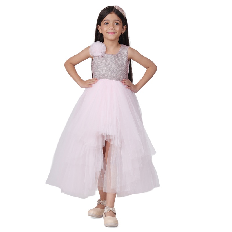 Itsmycostume Net Casual Full Length Cute Gown for Girls Kids – Itsmycostume
