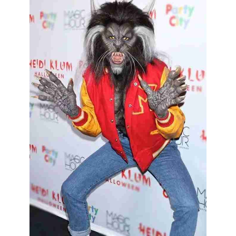 18th Annual Halloween Party Heidi Klum Varsity Jacket