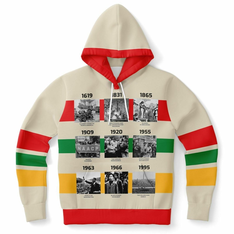 Black History Timeline Hoodie | Melanin Apparel