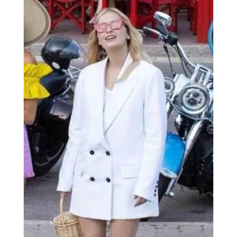 Emily In Paris S02 Camille Razat White Blazer | California Jacket
